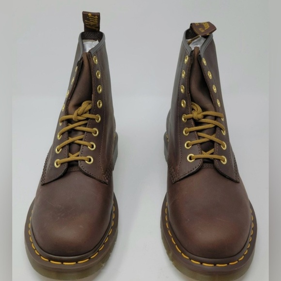 Dr. Martens Dark Brown Leather Boots